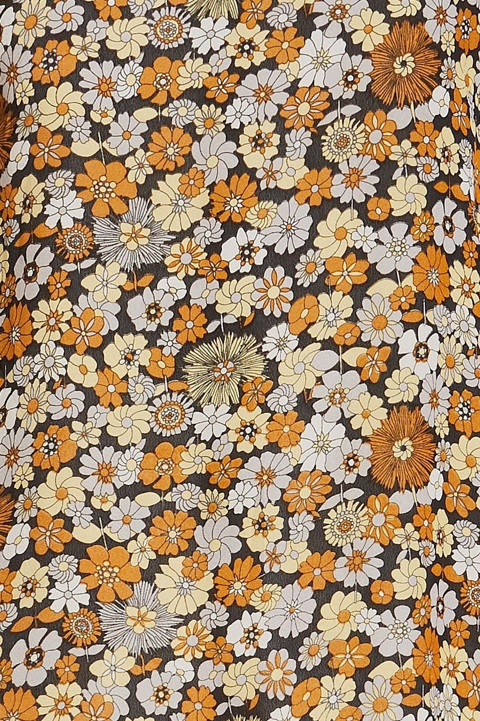 Antik Batik Floral-print Crepe De Chine Blouse In Black