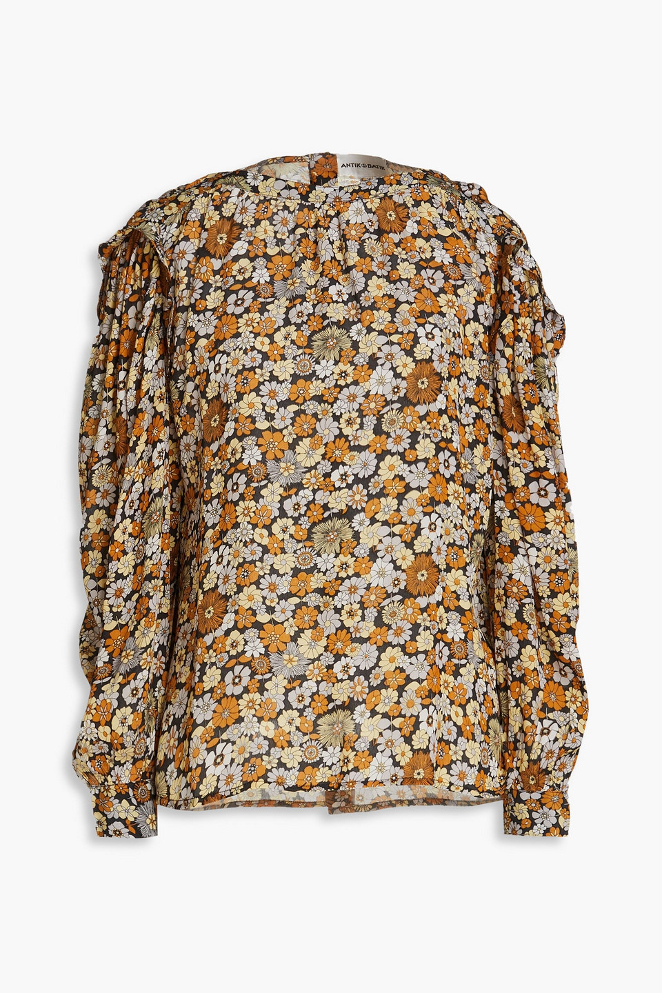 Colline floral-print crepe de chine blouse