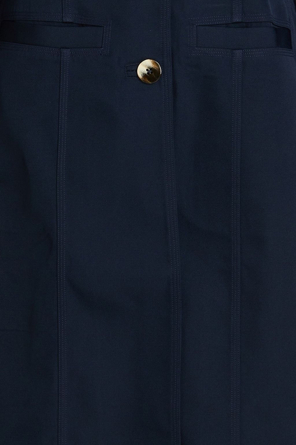 GANNI Twill trench coat