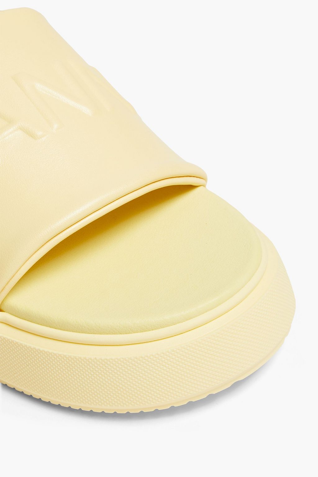 GANNI Embossed platform slides