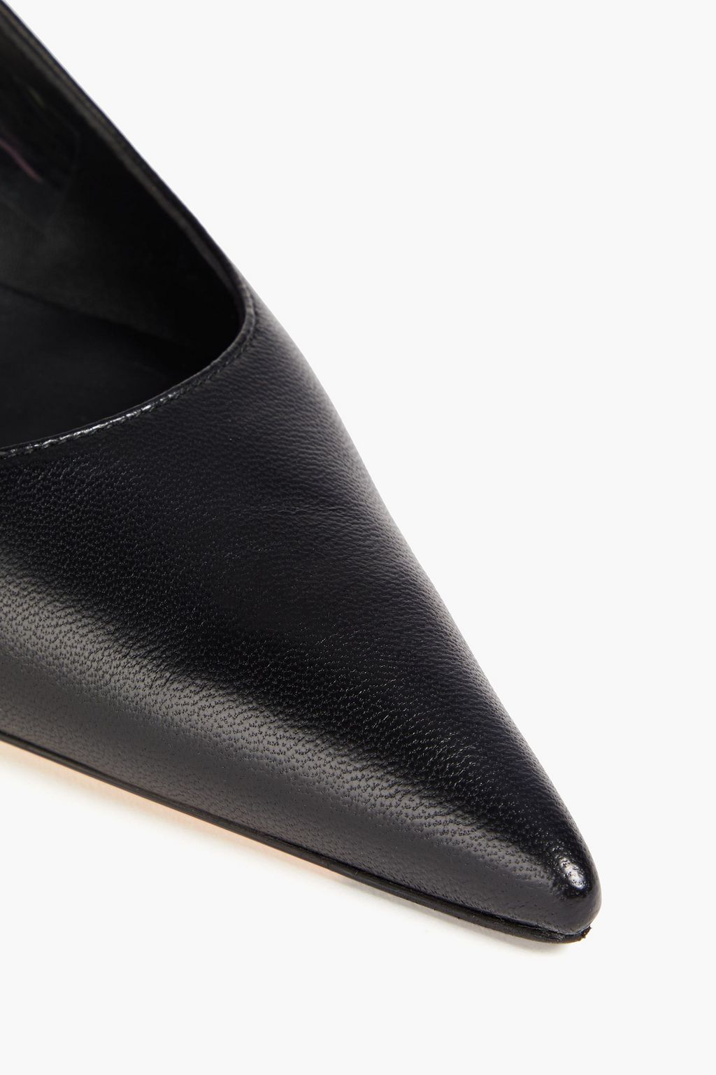 STAND STUDIO Leather slingback pumps