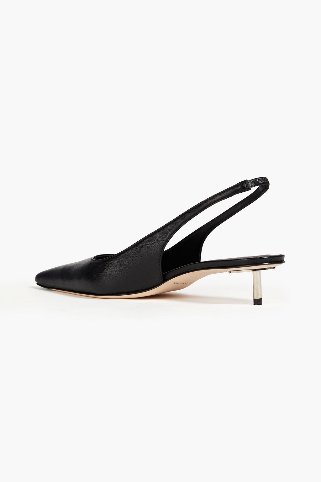 STAND STUDIO Leather slingback pumps