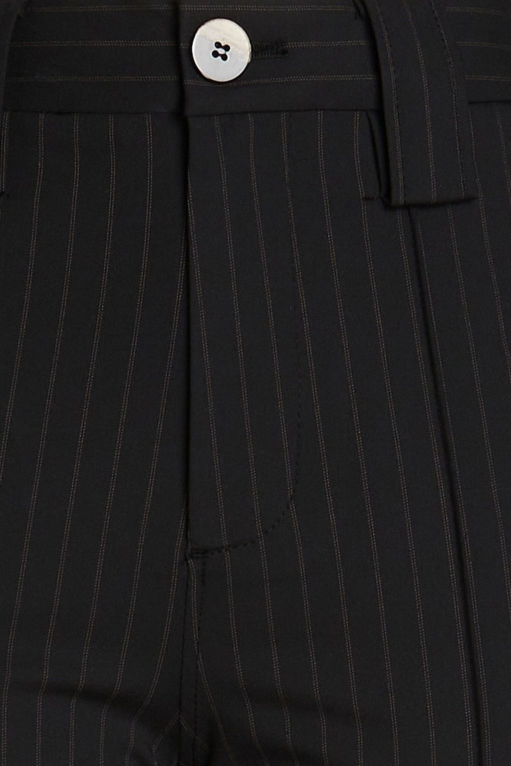GANNI Pinstriped stretch-twill kick-flare pants