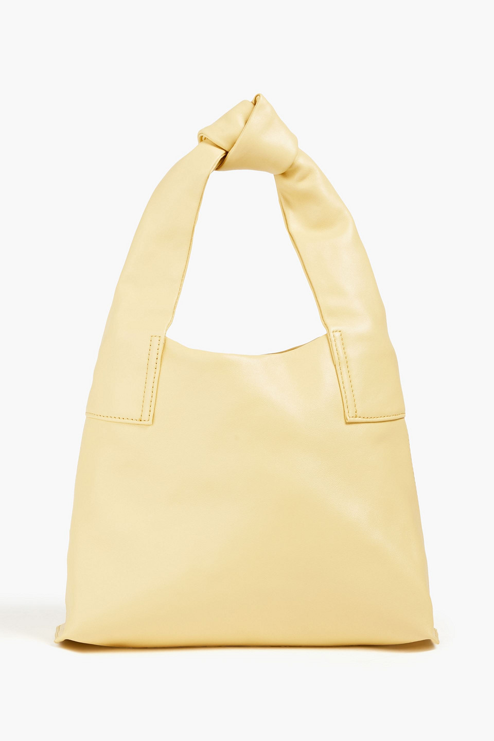 3.1 Phillip Lim Mini Simple Shopper Knotted Leather Tote In Yellow