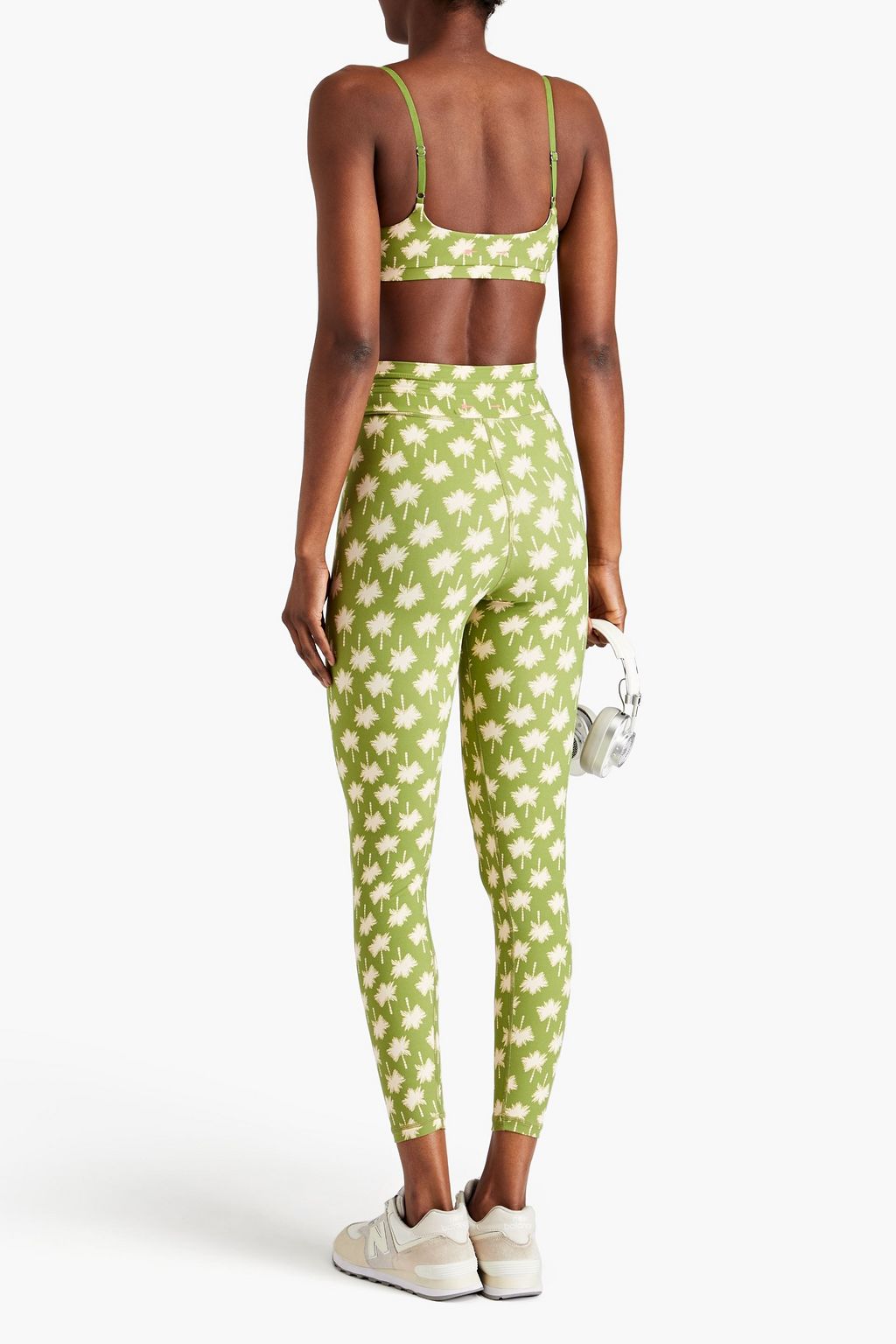 THE UPSIDE Loulu Ballet printed stretch sports bra