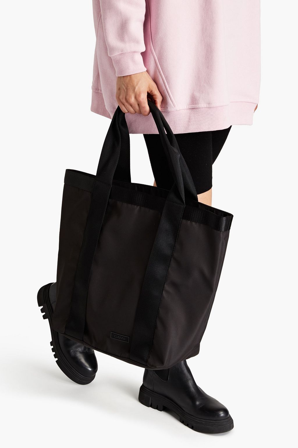 GANNI Shell tote