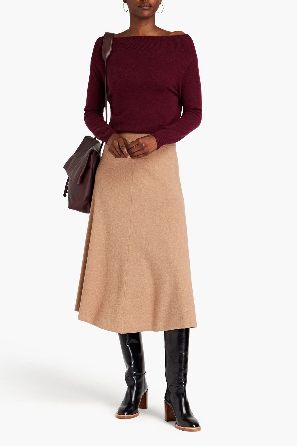 ALTUZARRA Off-the-shoulder cashmere sweater