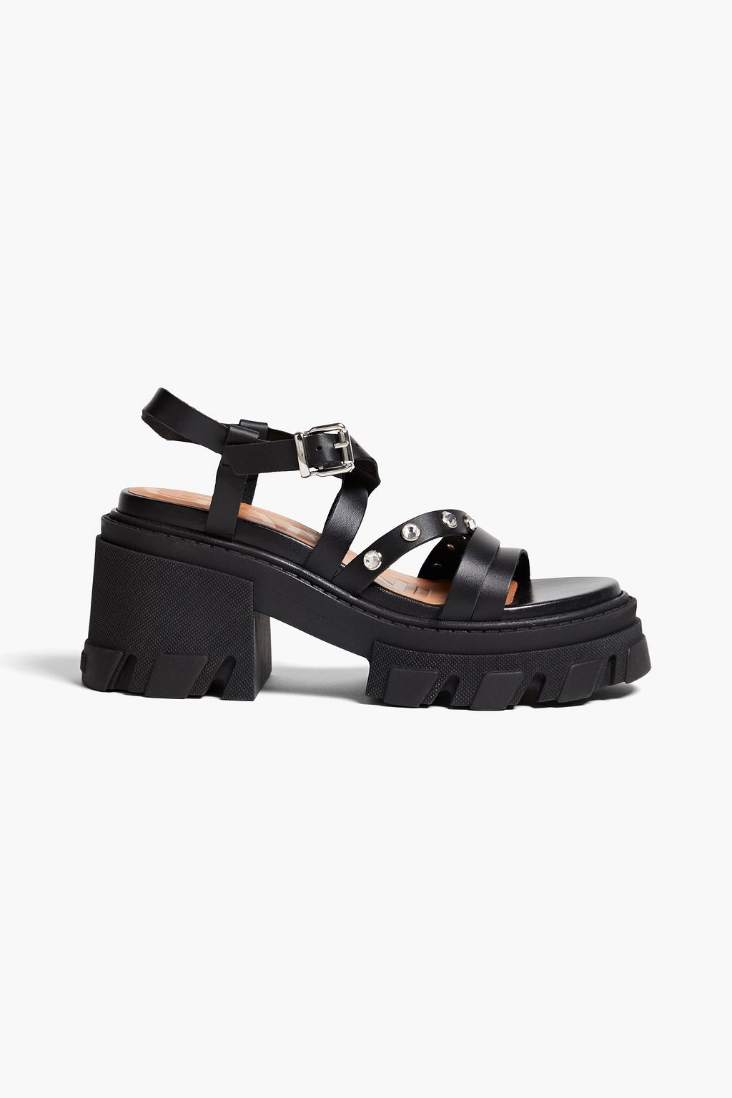 Embellished chunky sandals hotsell