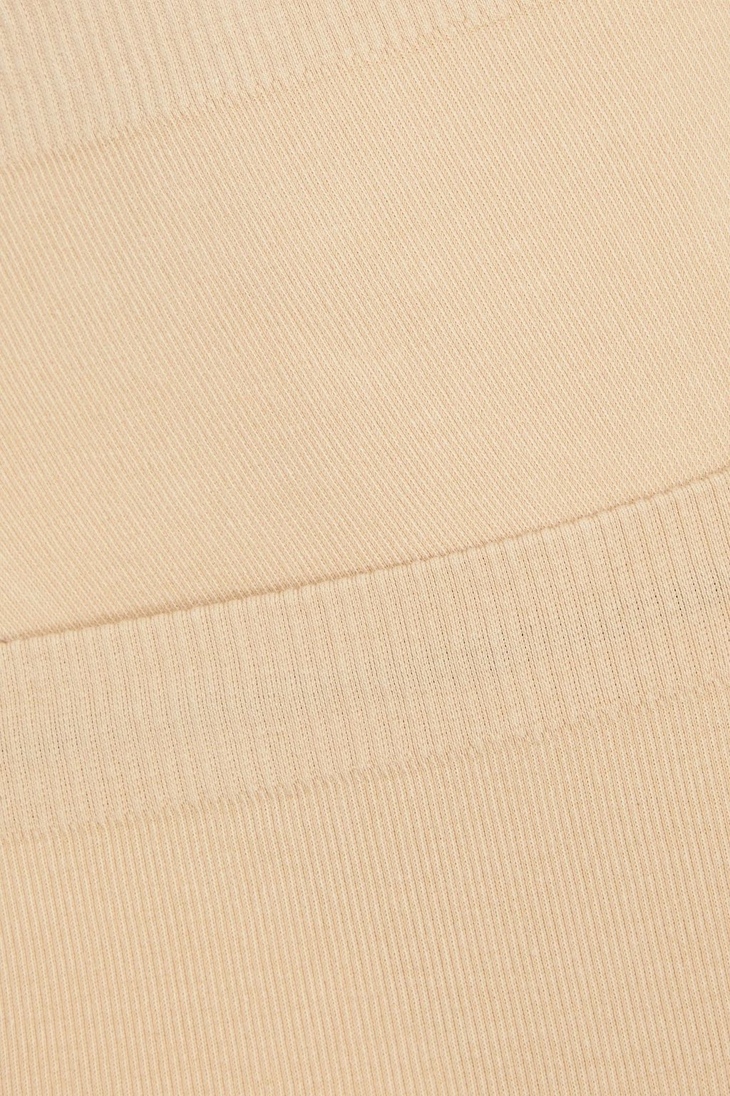 BASERANGE Esther cutout stretch cotton-blend jersey shorts