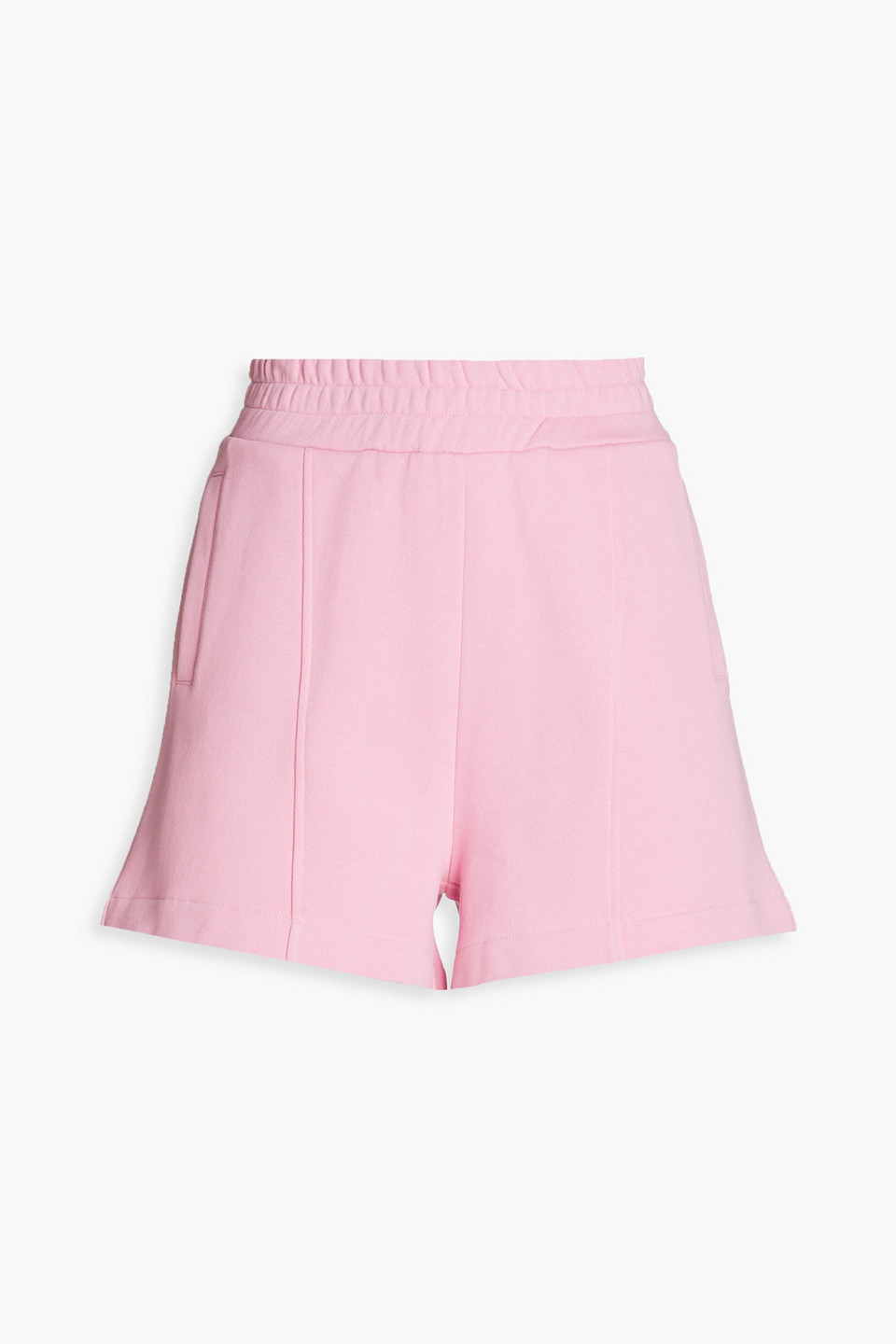 Stand Studio Cotton-fleece Shorts In Baby Pink