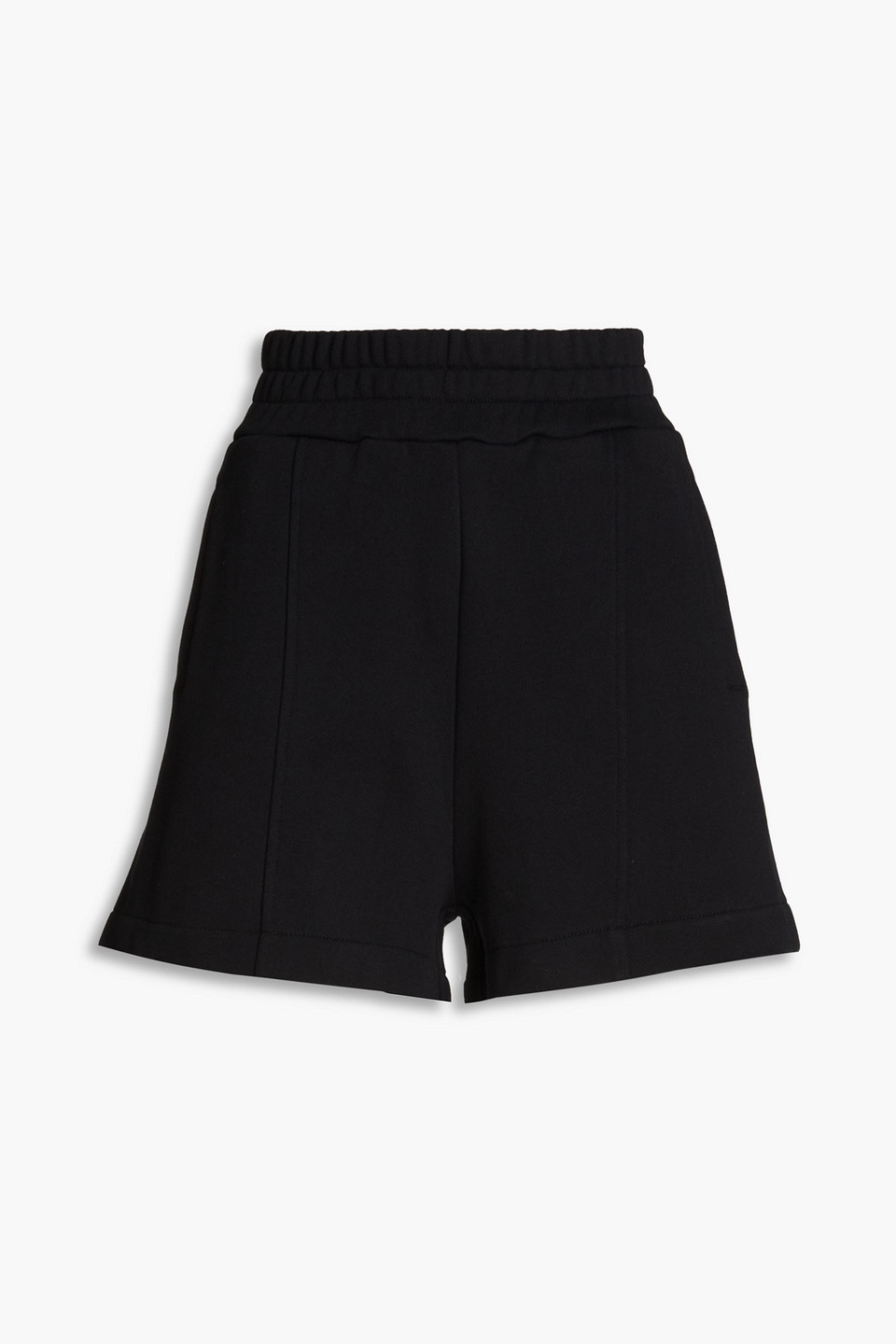 Stand Studio Cotton-fleece Shorts In Black