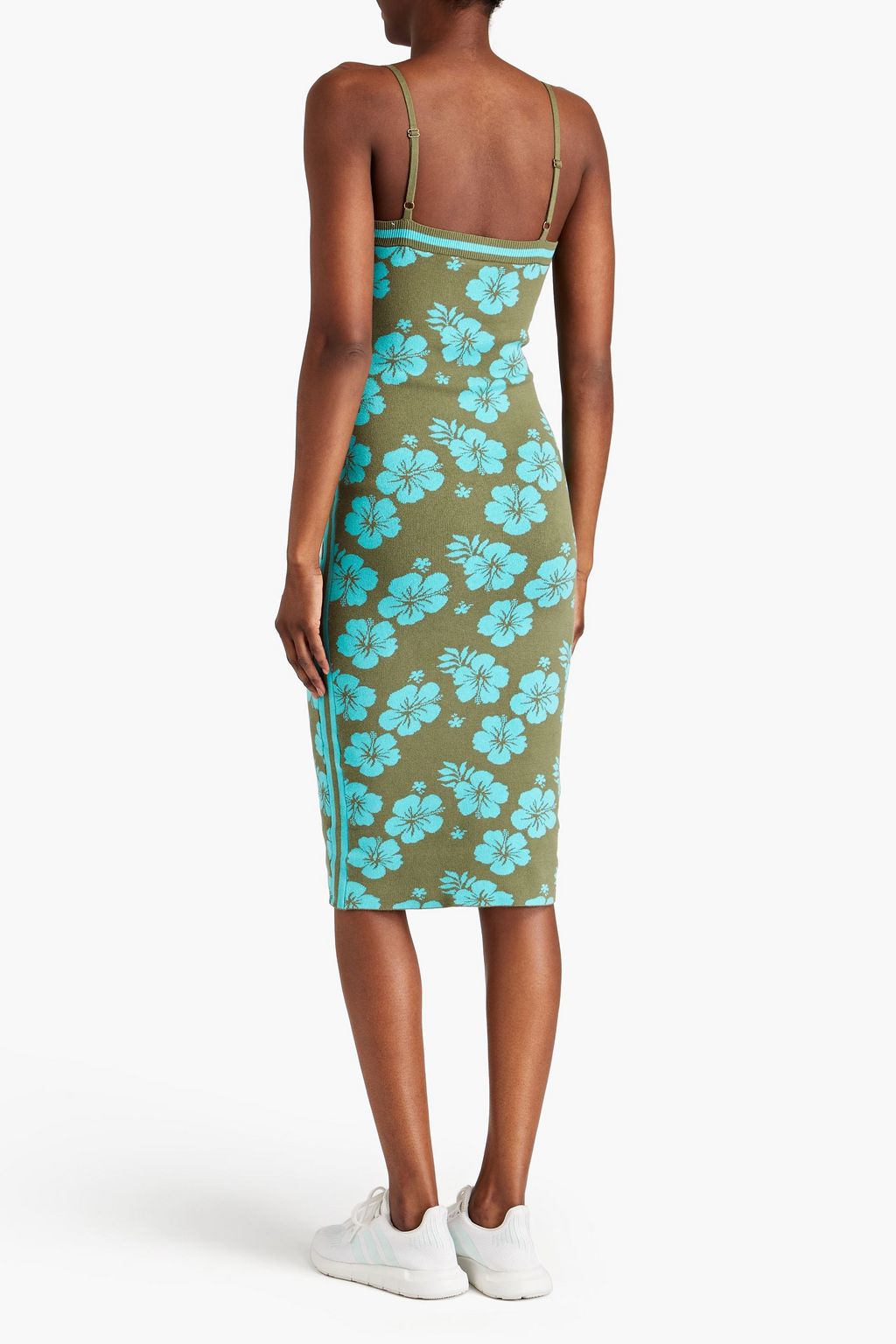 THE UPSIDE Aloha Lili cotton-blend jacquard dress