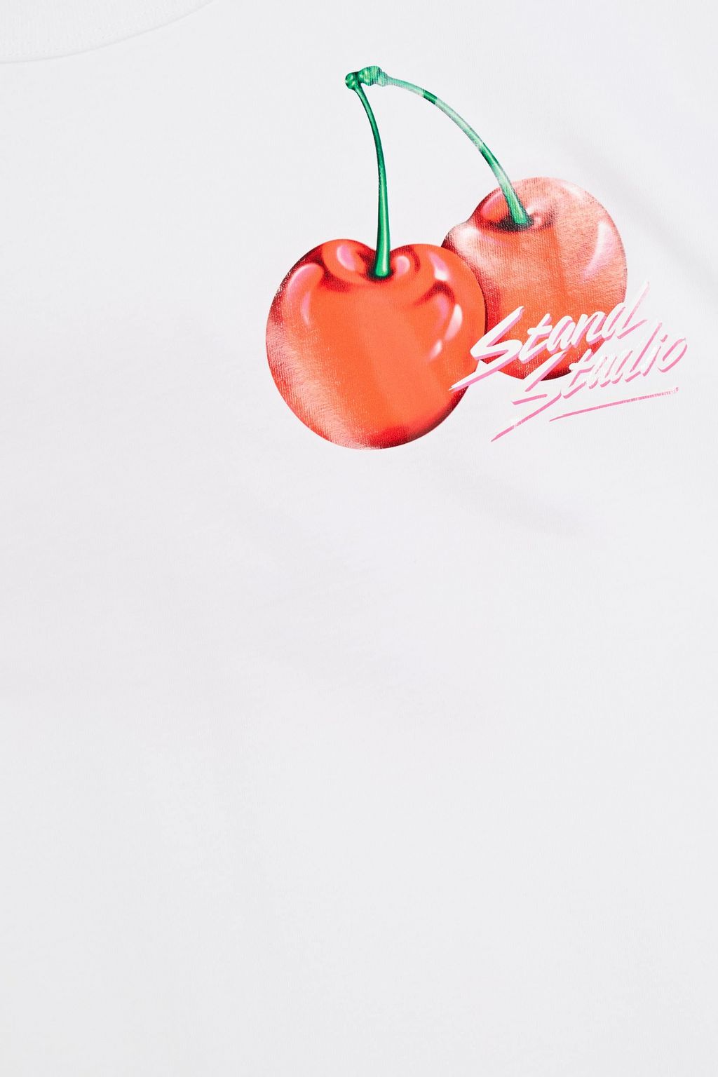 STAND STUDIO Printed cotton-jersey T-shirt