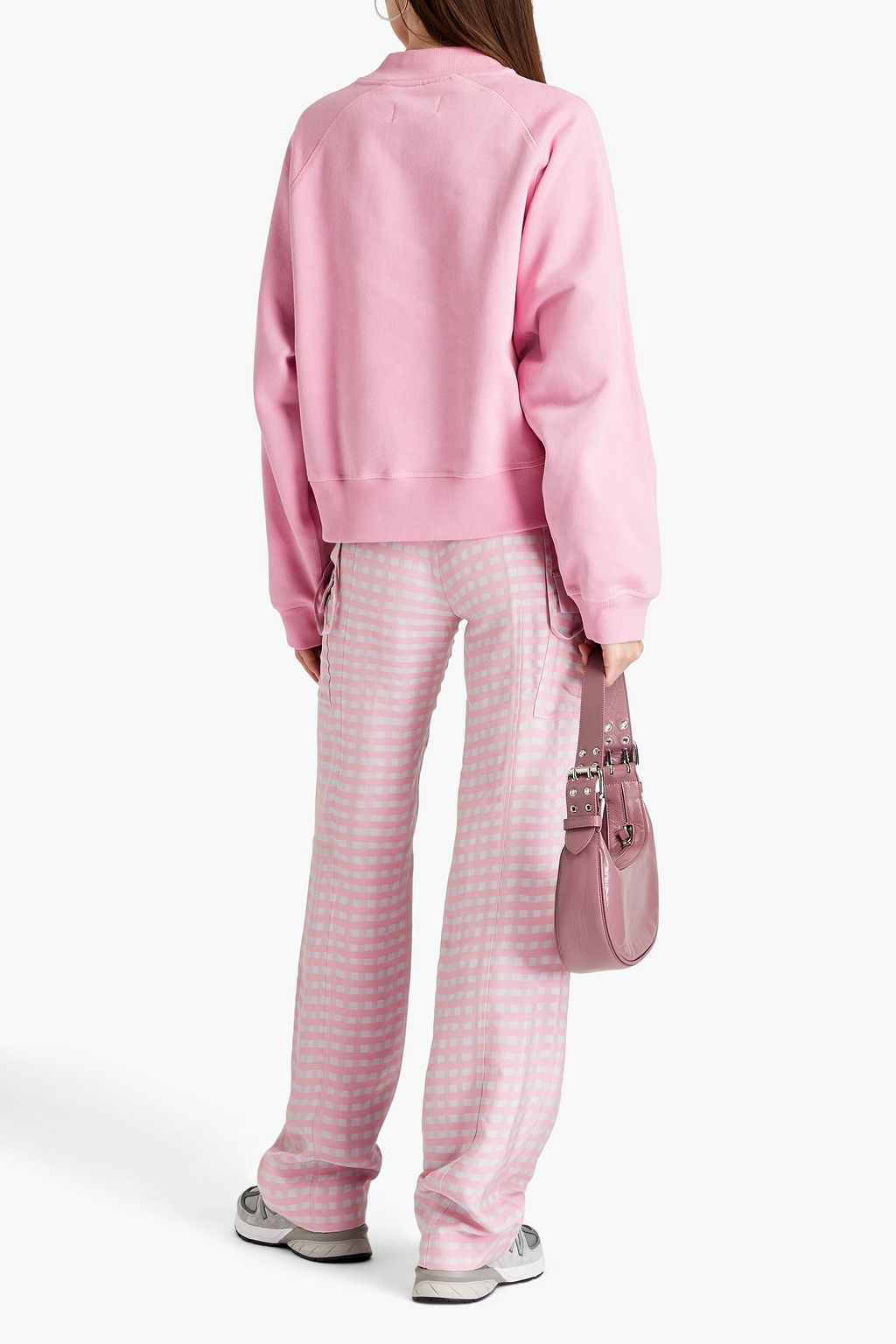 STAND STUDIO Astrid cotton-fleece sweatshirt