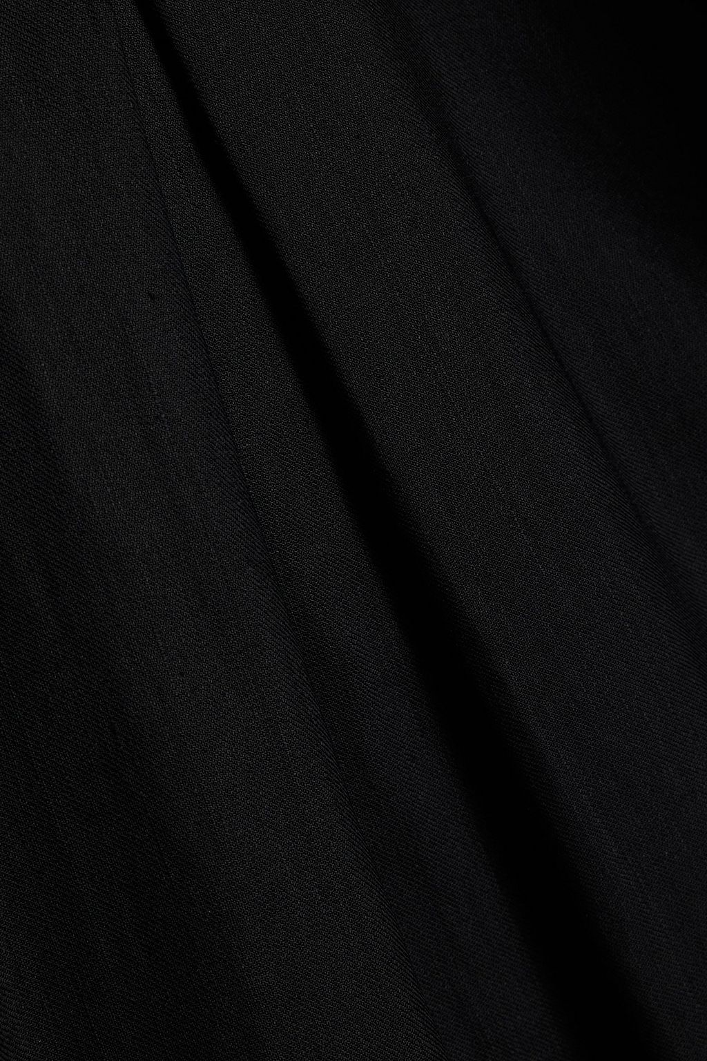 GAUGE81 Wickelbluse „Sabinas“ aus Twill aus einer Leinenmischung mit Drapierung