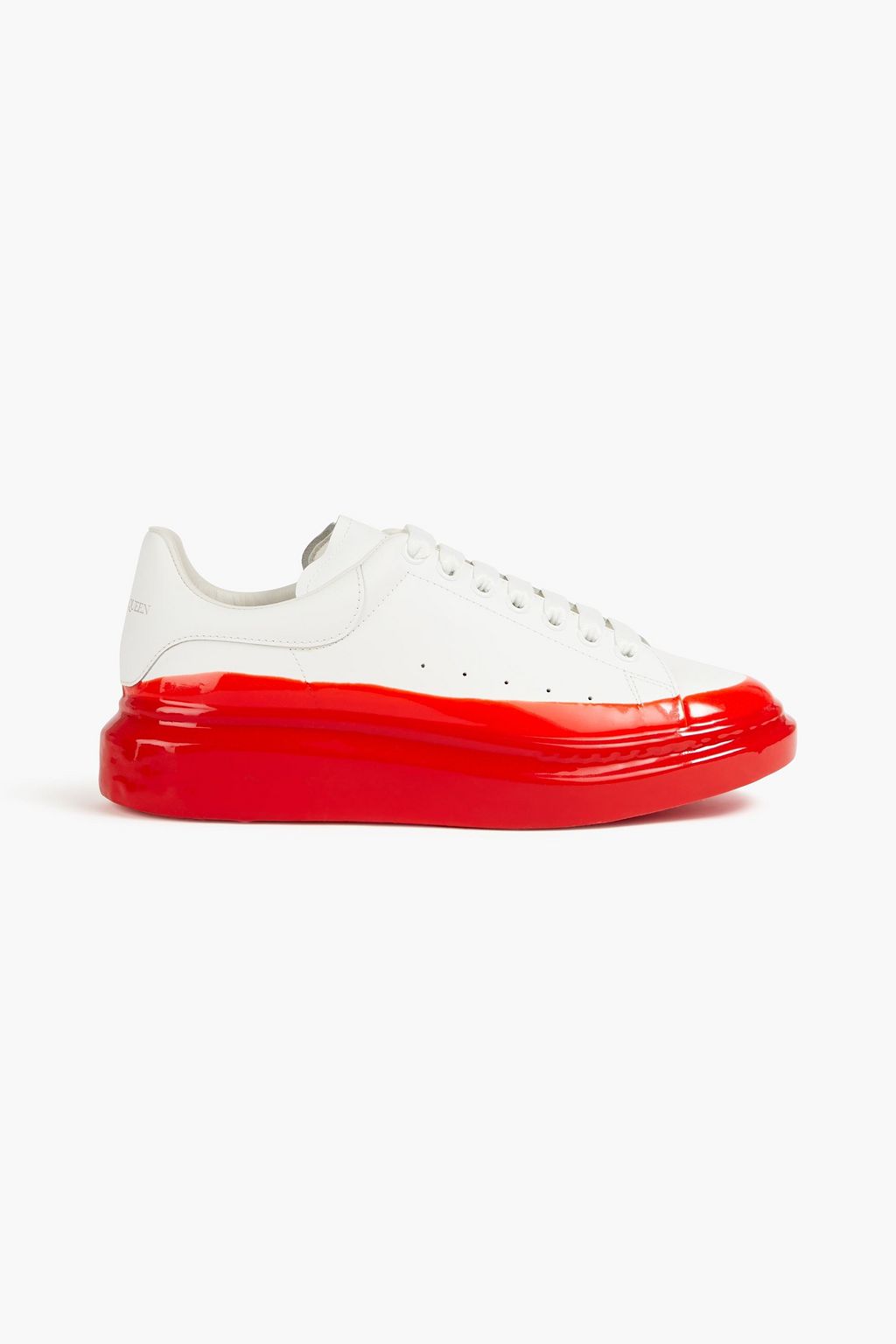 ALEXANDER MCQUEEN Larry leather sneakers | THE OUTNET