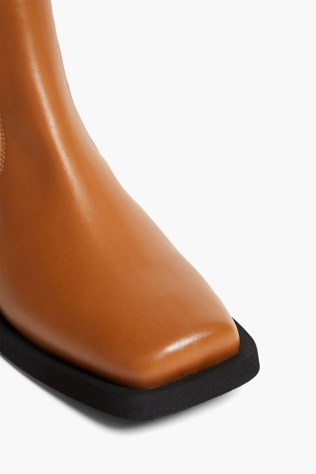 GANNI Leather Chelsea boots