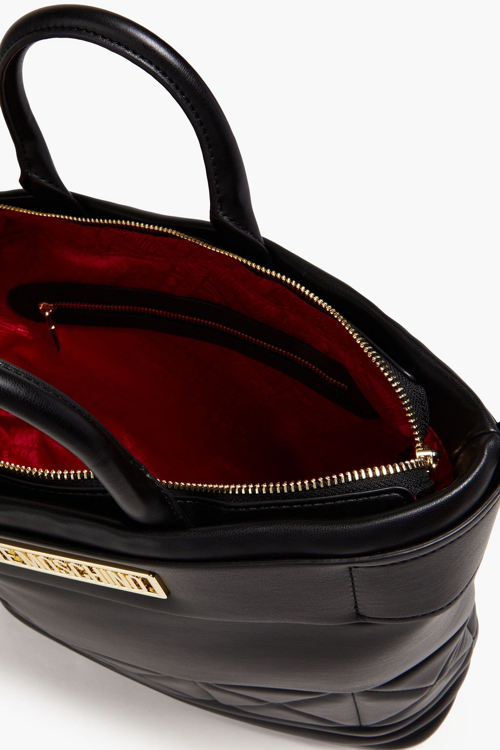 LOVE MOSCHINO Quilted faux leather tote