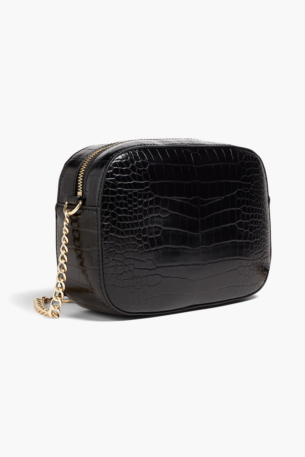 LOVE MOSCHINO Faux croc-effect leather cross-body bag