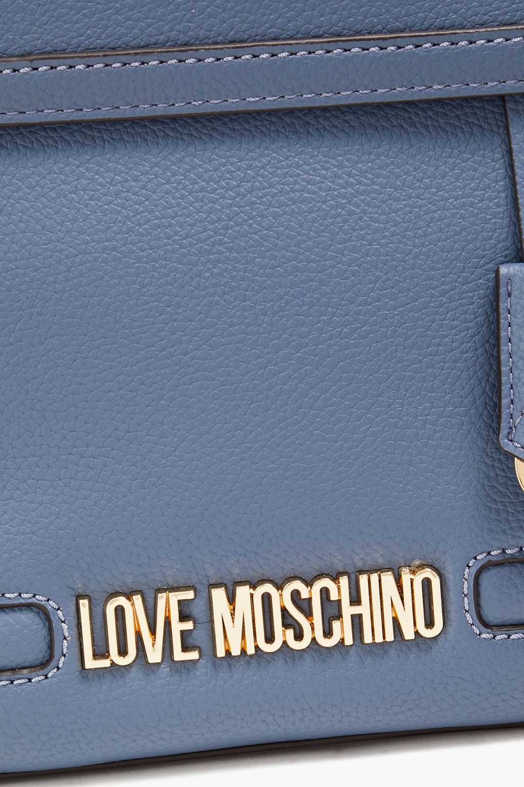LOVE MOSCHINO Faux pebbled-leather backpack