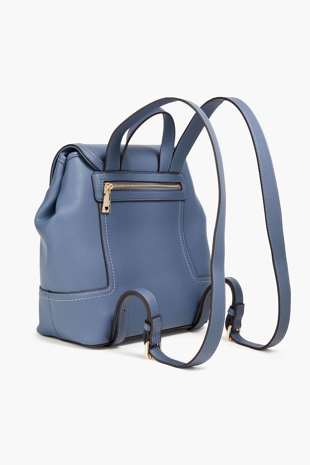 LOVE MOSCHINO Faux pebbled-leather backpack