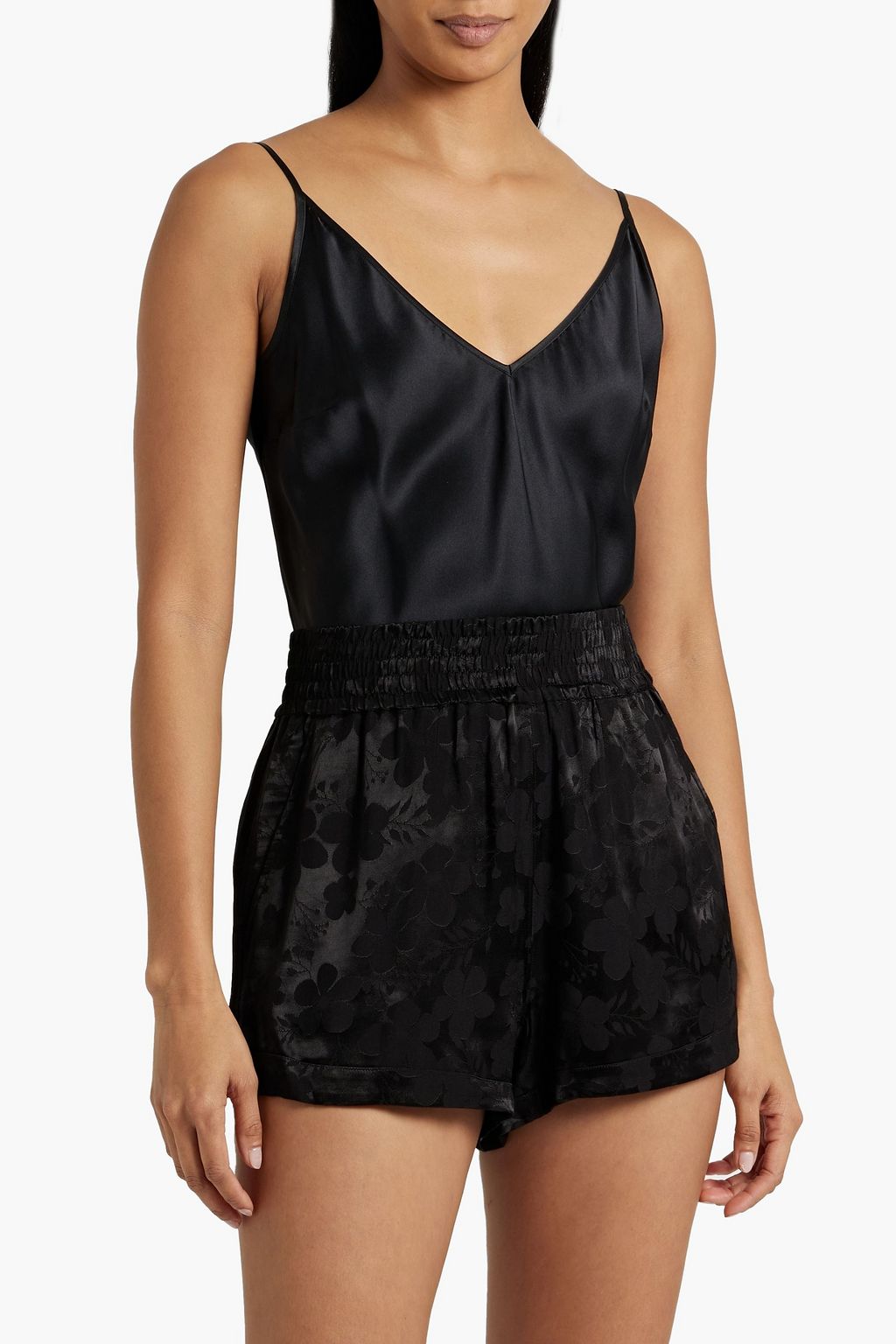 ALICE + OLIVIA شورت من جاكار الساتان