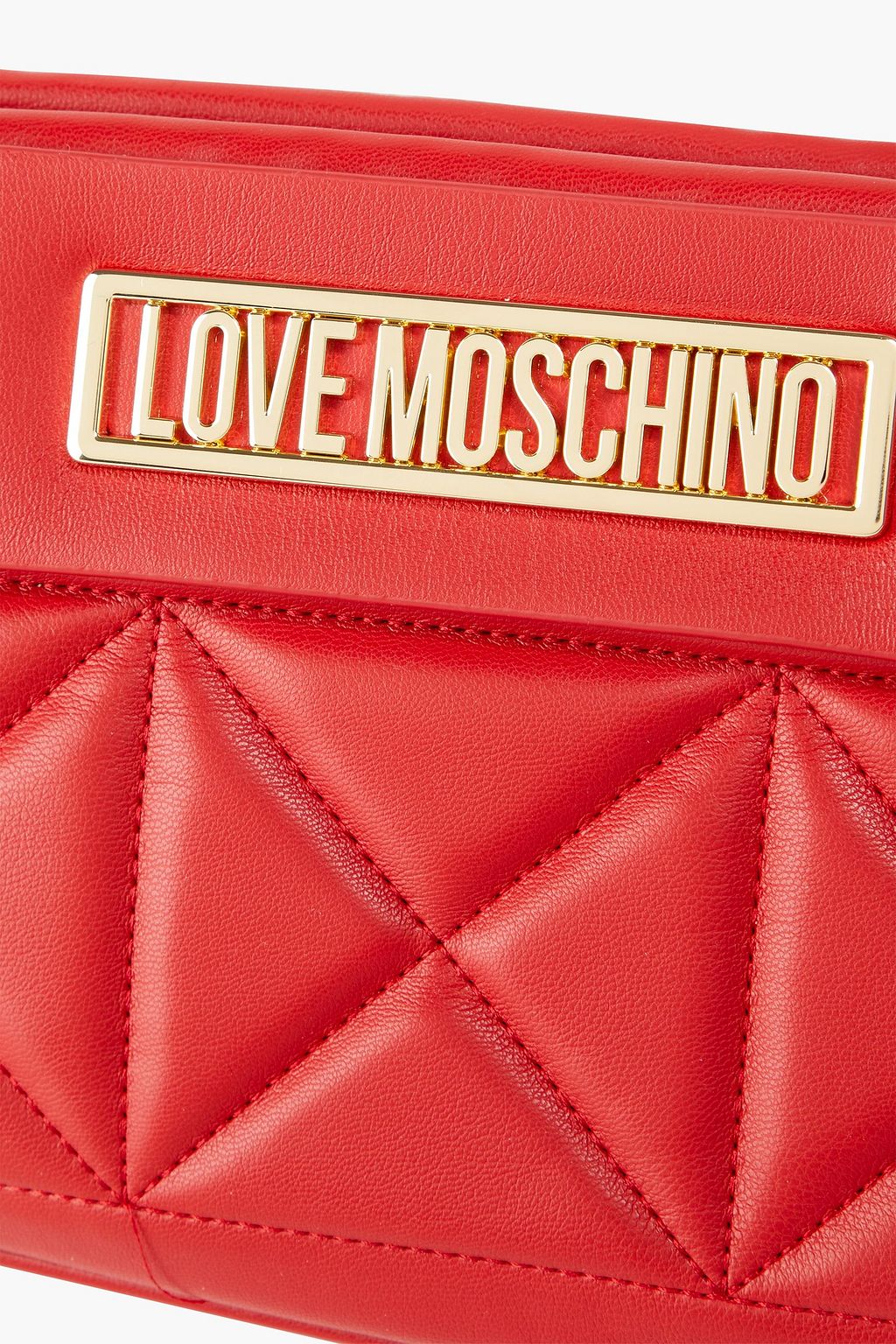 LOVE MOSCHINO Quilted faux leather tote