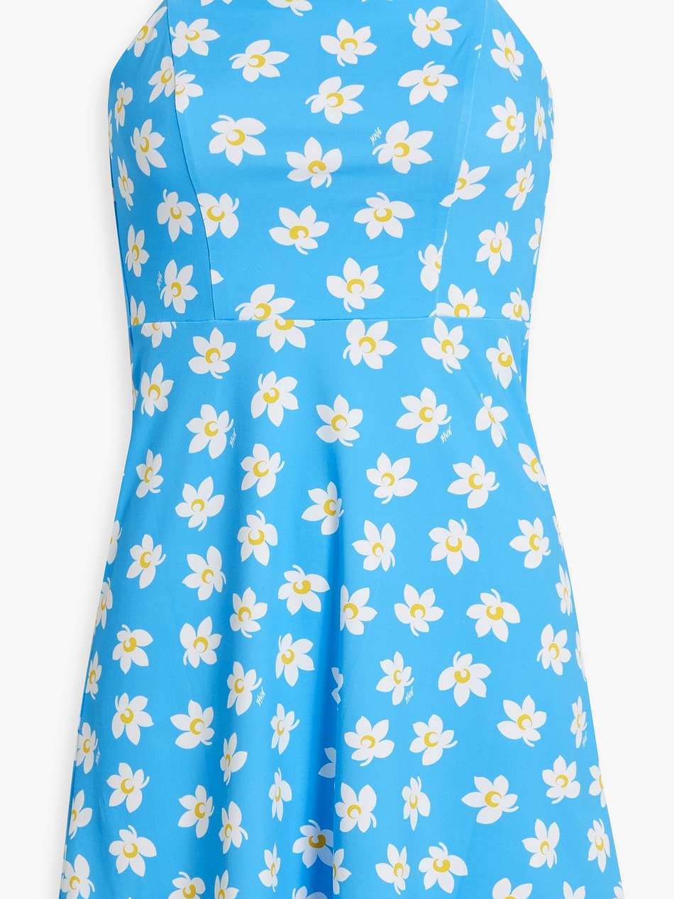 nora floral-print stretch-jersey mini dress