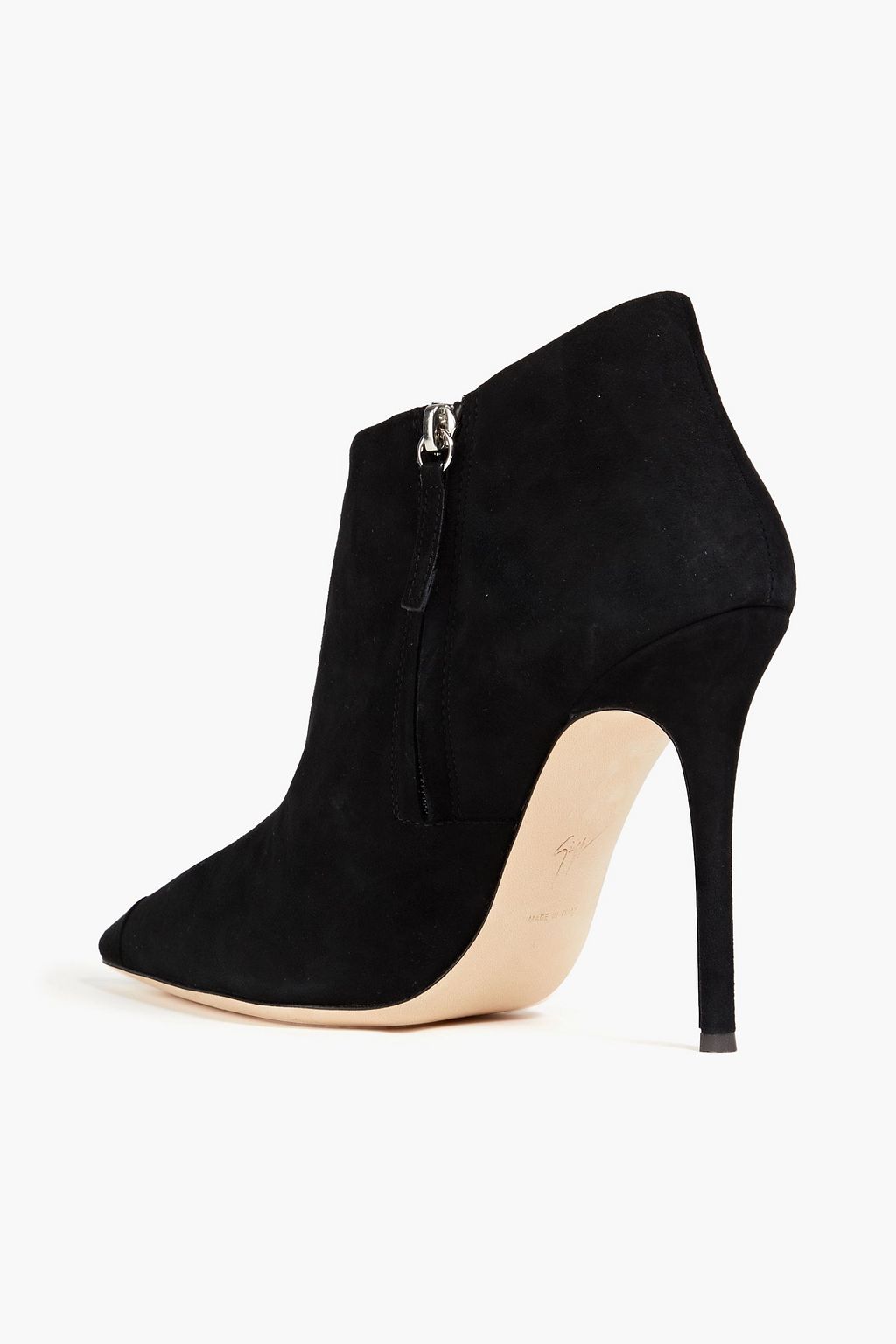 GIUSEPPE ZANOTTI 루크레치아 105 스웨이드 앵클 부츠