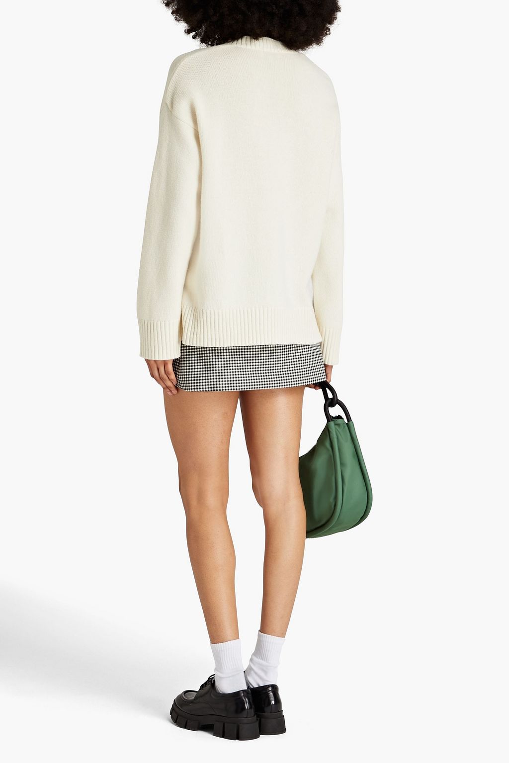GANNI Pullover aus einer Wollmischung mit Stickereien