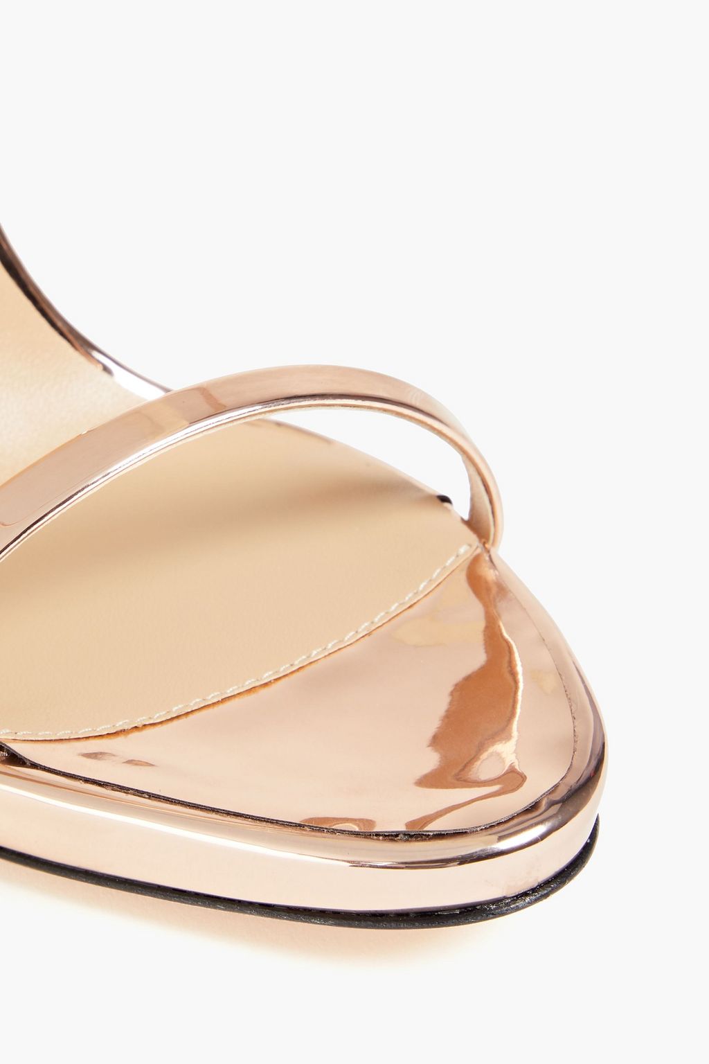 GIUSEPPE ZANOTTI Darsey faux patent-leather mules