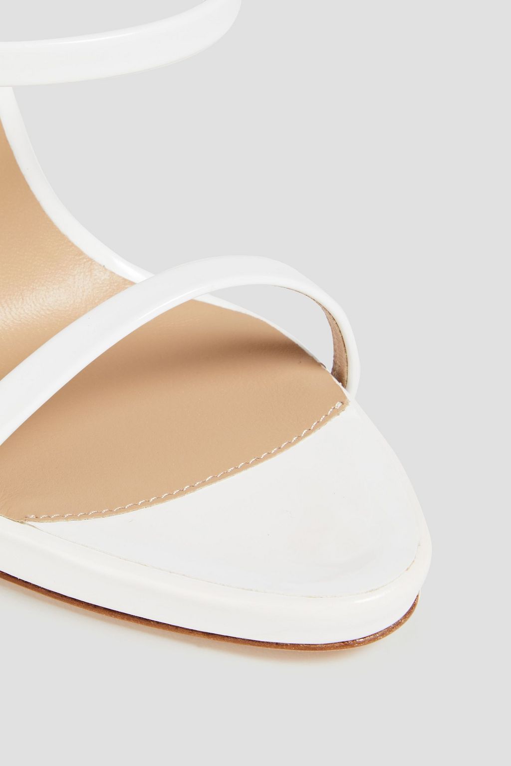 GIUSEPPE ZANOTTI Coline 110 faux patent-leather sandals