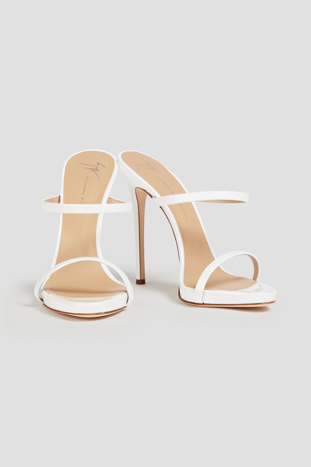 GIUSEPPE ZANOTTI Coline 110 faux patent-leather sandals