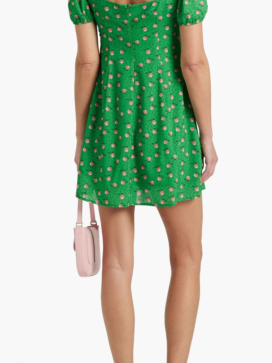 dylan printed satin mini dress
