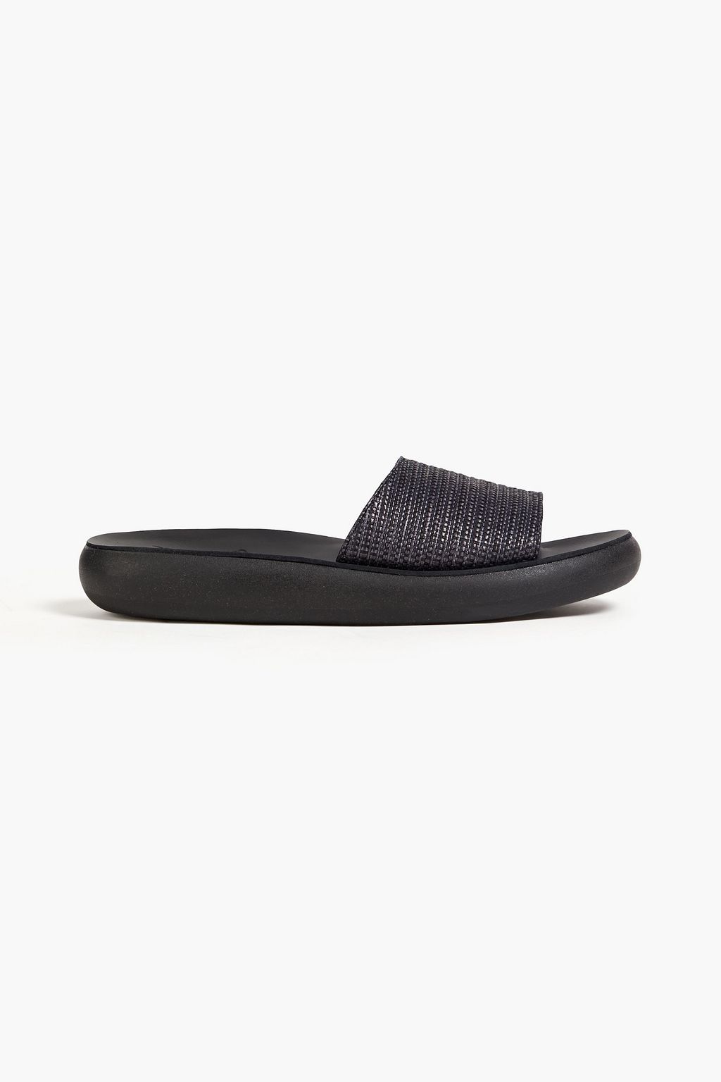 ANCIENT GREEK SANDALS Taygete raffia slides | THE OUTNET