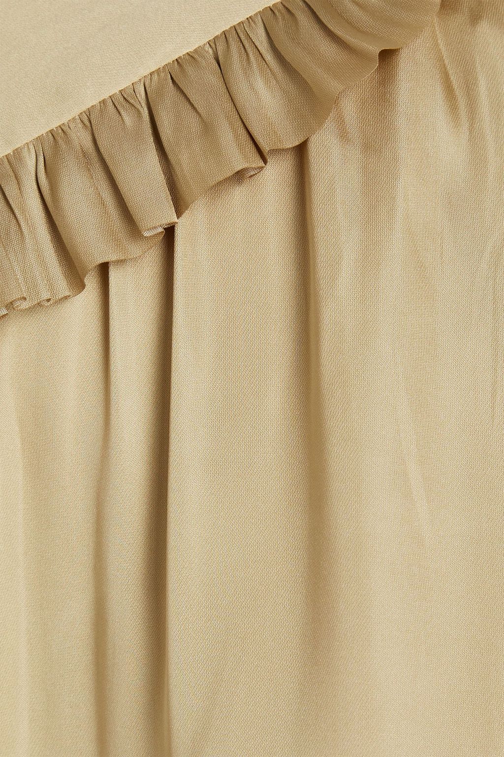 DAY BIRGER ET MIKKELSEN Mateo ruffle-trimmed satin shirt