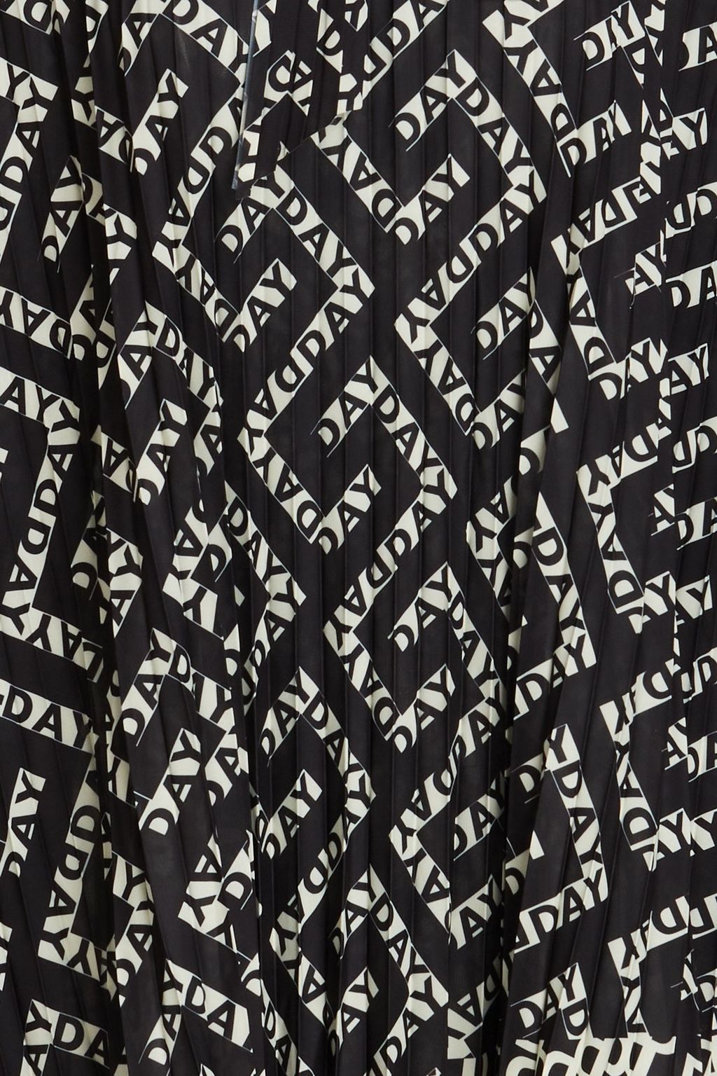 DAY BIRGER ET MIKKELSEN Oscar pleated printed crepe de chine midi dress