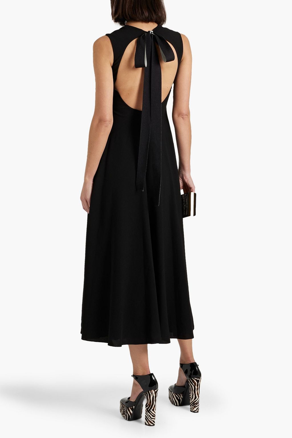 ROKSANDA Cutout crepe midi dress