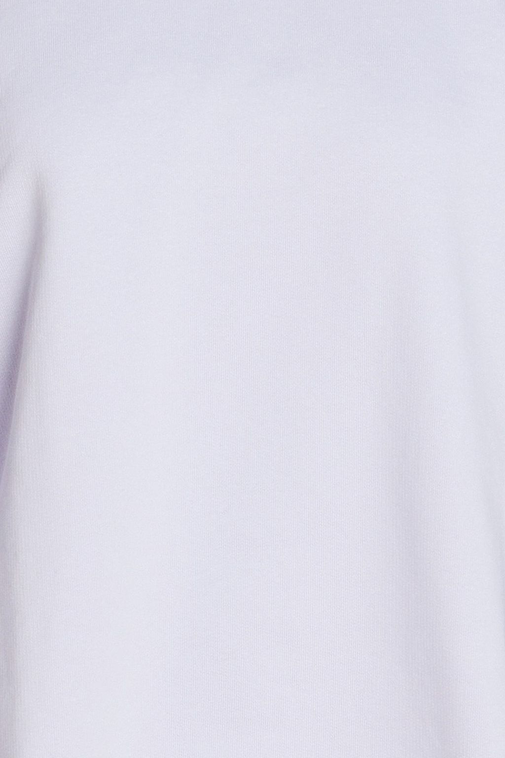 GANNI Cotton-blend fleece sweatshirt