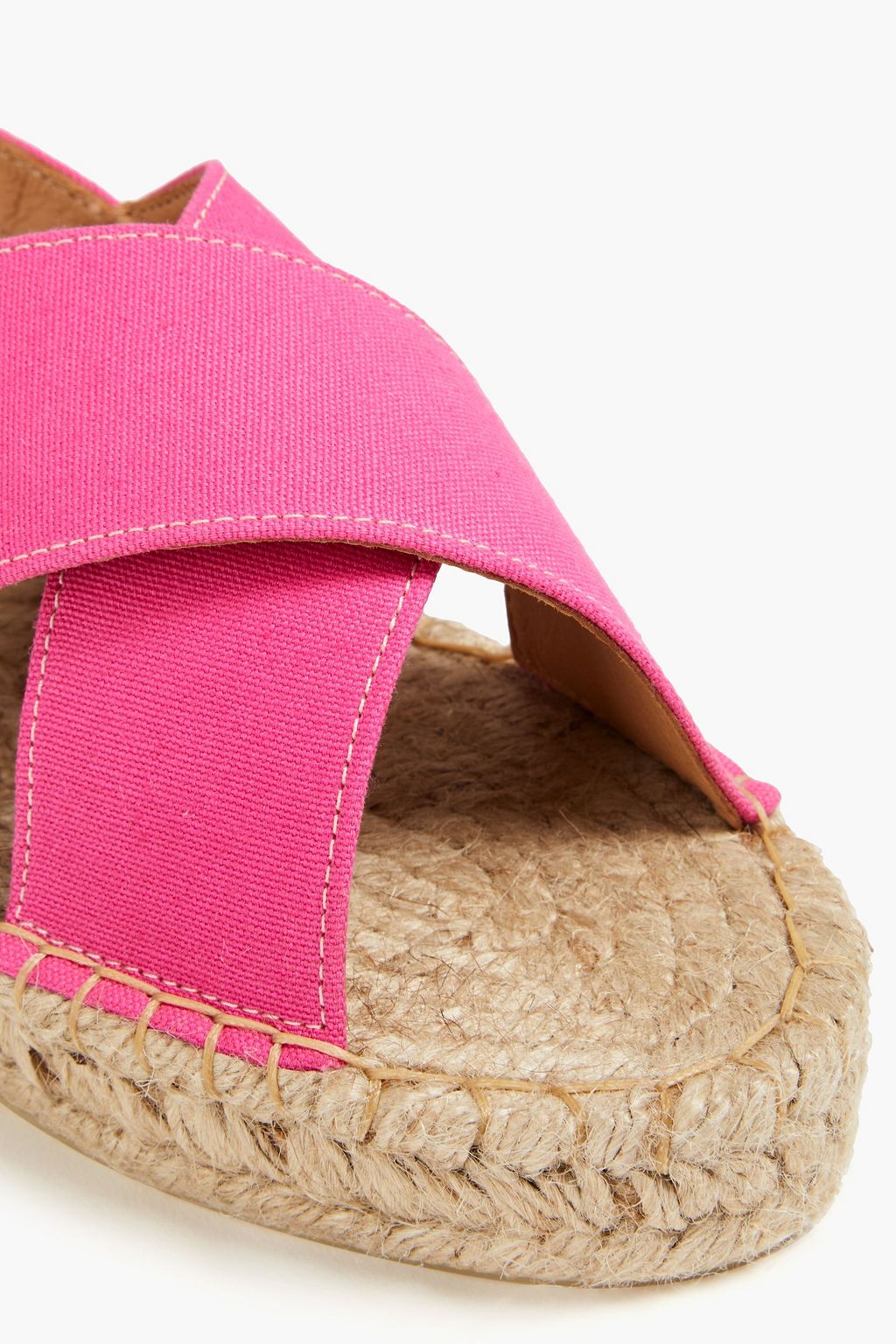 LAST STUDIO Sada canvas espadrille slingback sandals