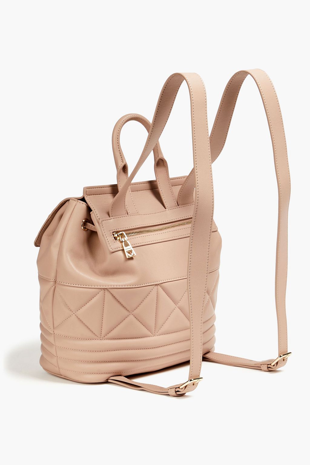 LOVE MOSCHINO Quilted faux leather backpack