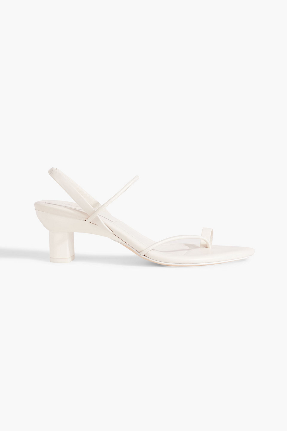 3.1 Phillip Lim Women's Verona Pointed Toe Mid Heel Thong Sandals In Off-white