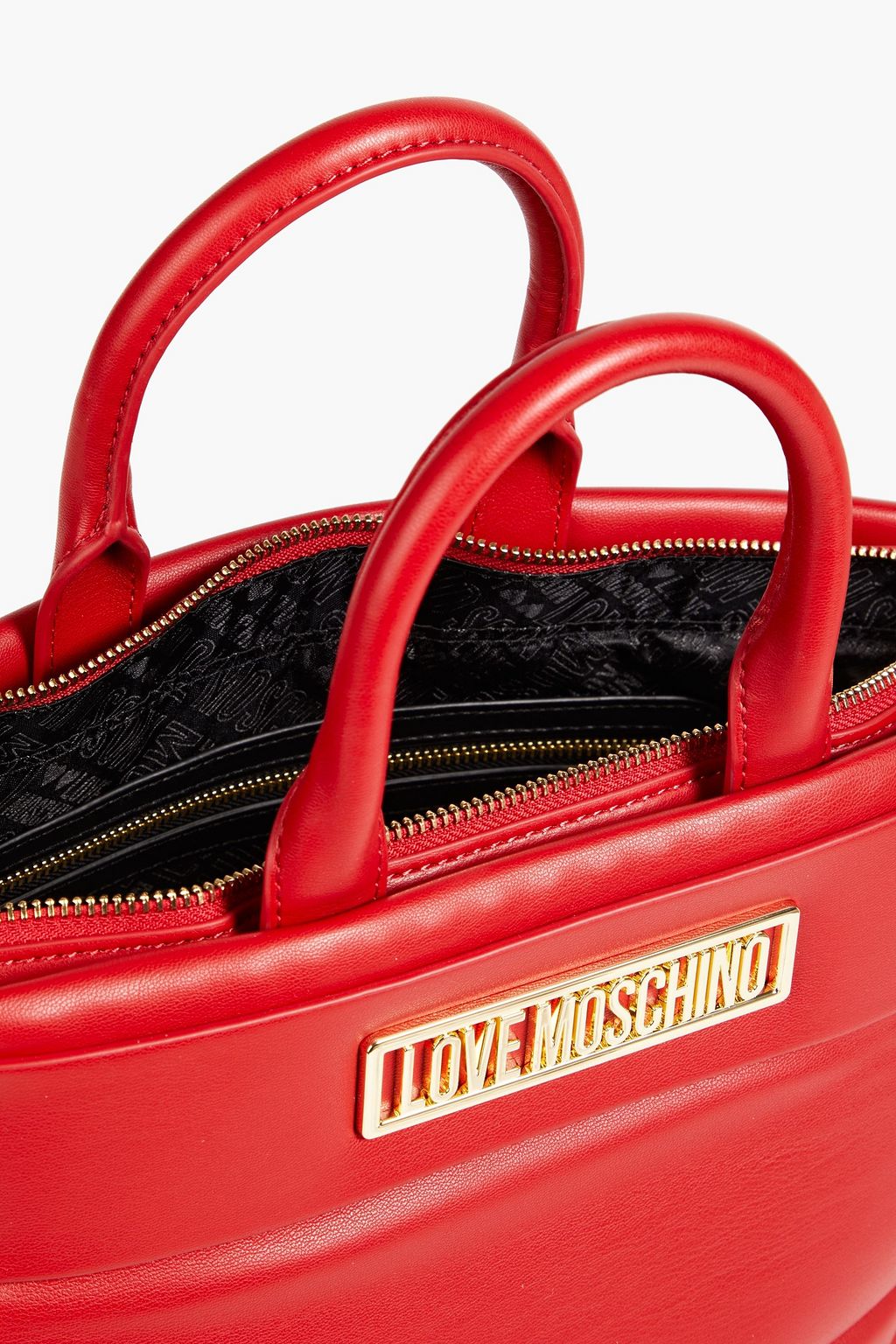 LOVE MOSCHINO Quilted faux leather tote