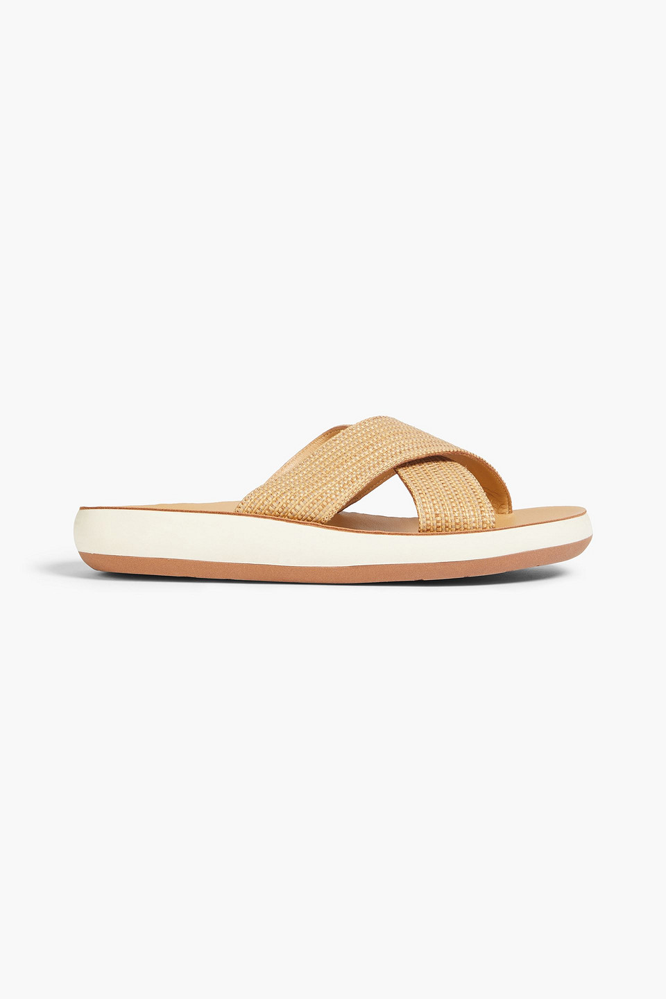 ancient greek sandals - thais raffia sandals - neutral - eu 42