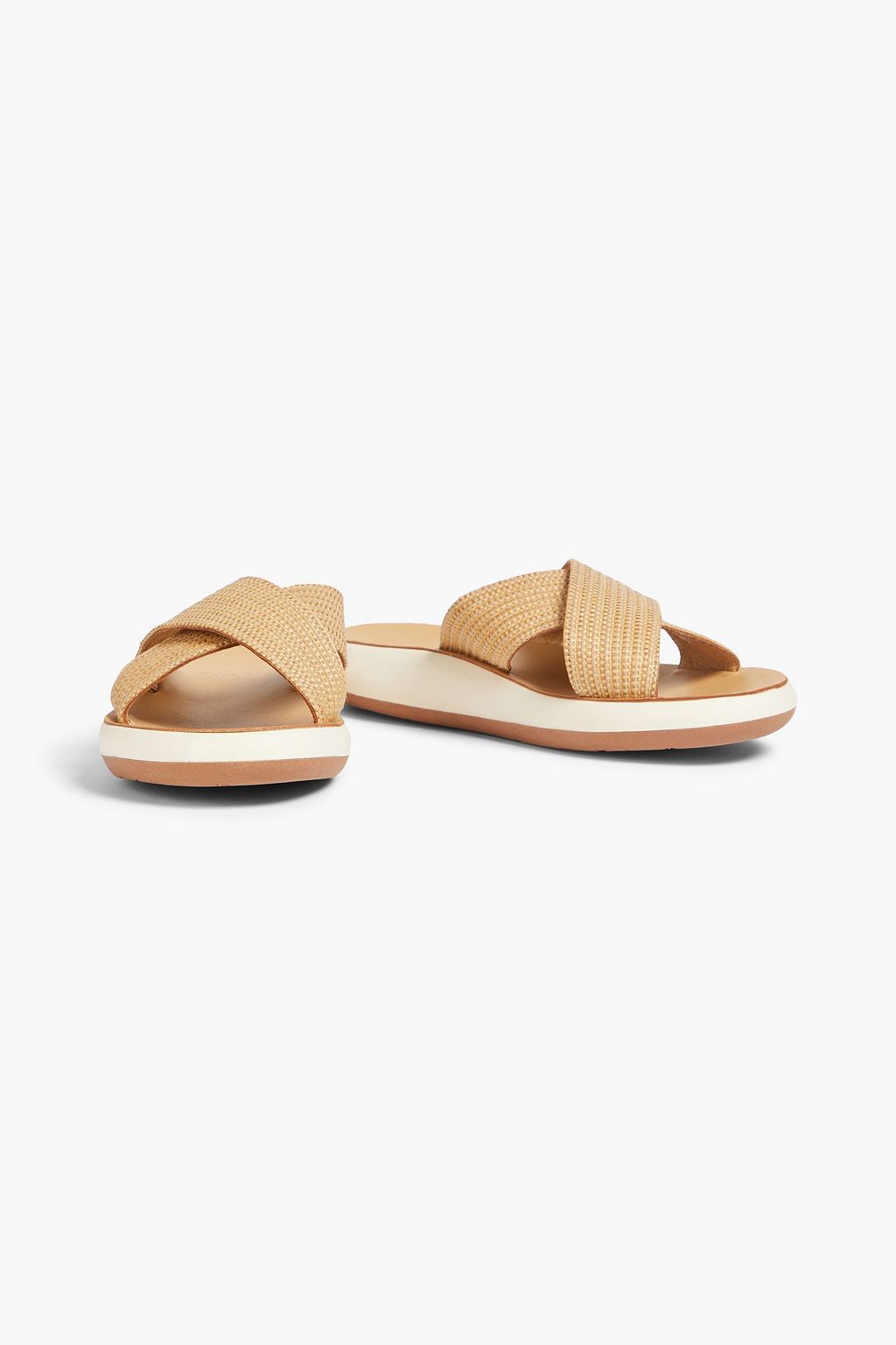 ANCIENT GREEK SANDALS 타이스 라피아 슬라이드 샌들