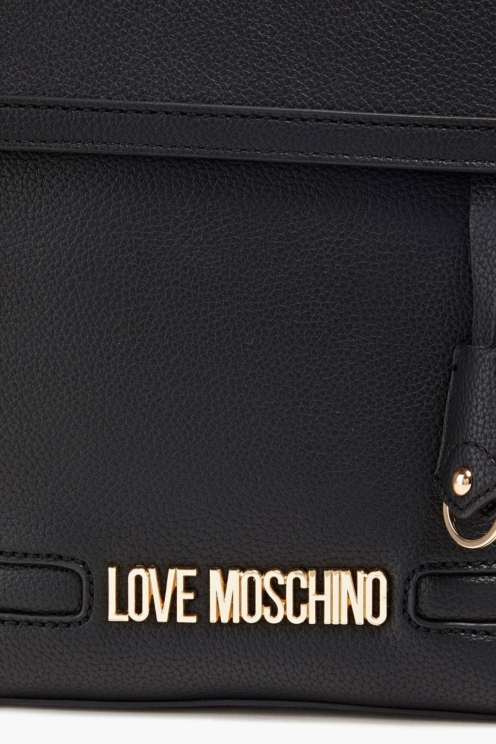 LOVE MOSCHINO Faux pebbled-leather backpack