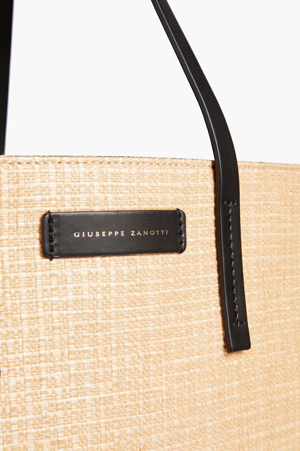 GIUSEPPE ZANOTTI Straw tote