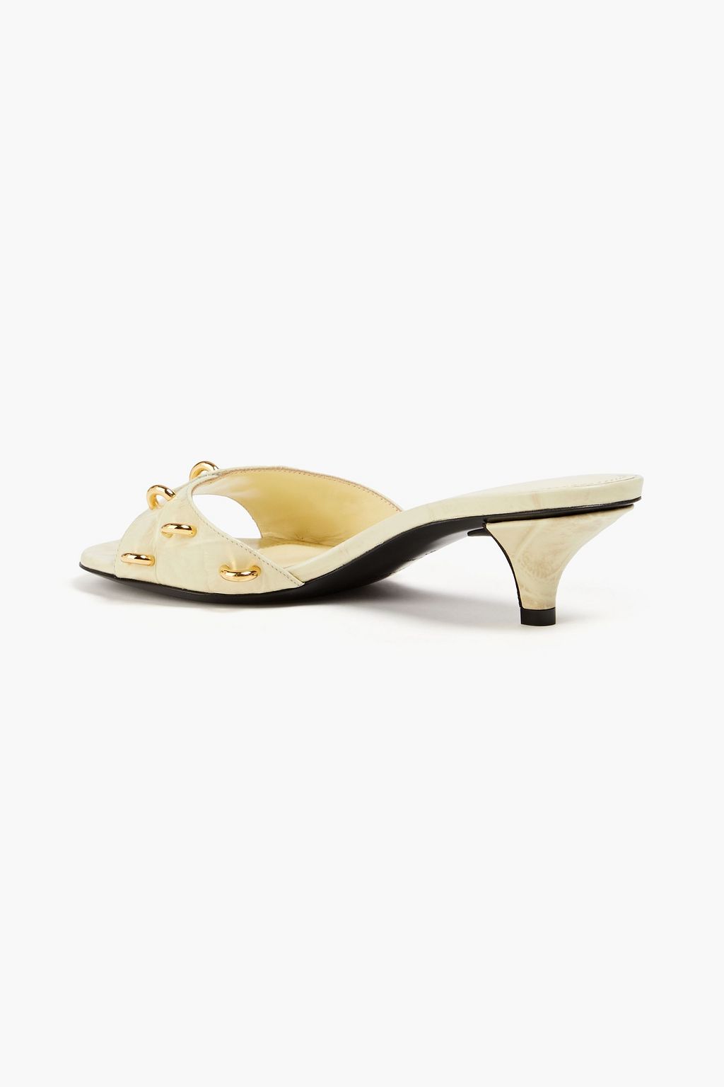 GIVENCHY Show embellished croc-effect leather mules
