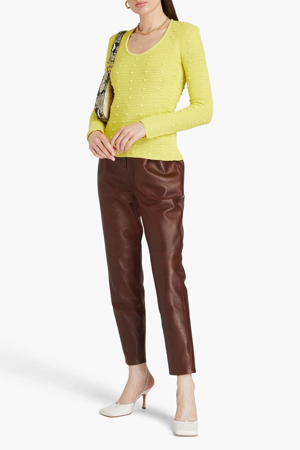 BOTTEGA VENETA Cotton-jacquard sweater