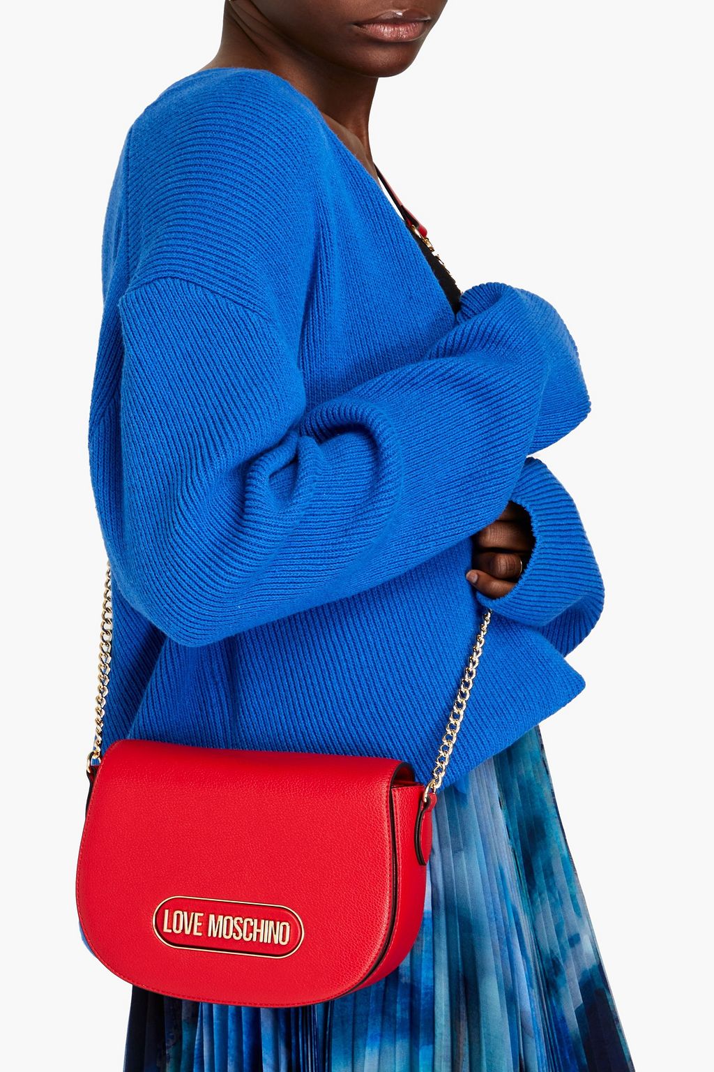 LOVE MOSCHINO Faux leather cross-body bag